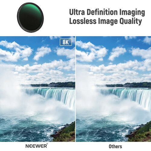 니워 Neewer Variable ND2-ND32 Filter (82mm, 1-5 Stops)