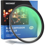 Neewer Black Diffusion Cinematic Effect Filter (67mm, Grade 1/8)