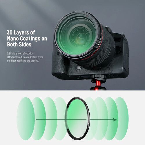 니워 Neewer Black Diffusion Cinematic Effect Filter (67mm, Grade 1/8)