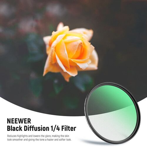 니워 Neewer Black Diffusion Cinematic Effect Filter (82mm, Grade 1/4)