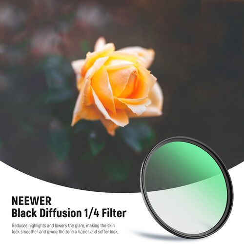 니워 Neewer Black Diffusion Cinematic Effect Filter (55mm, Grade 1/4)