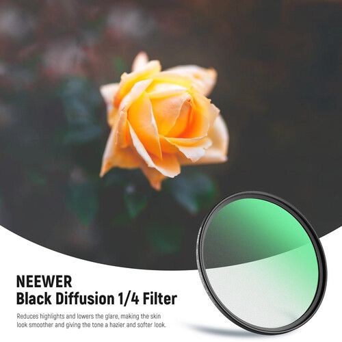 니워 Neewer Black Diffusion Cinematic Effect Filter (52mm, Grade 1/4)