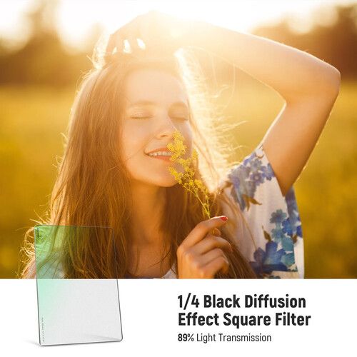 니워 Neewer Black Diffusion Mist Dreamy Effect Filter (4 x 5.65