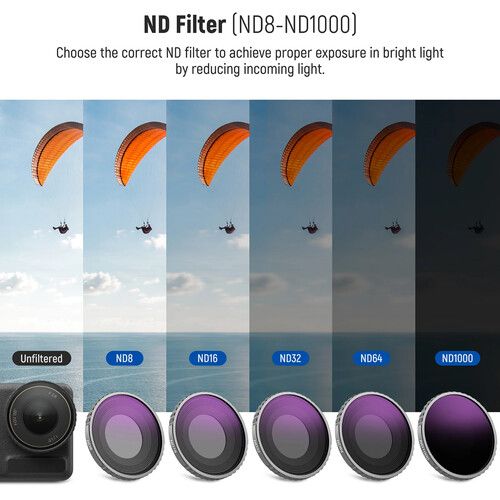 니워 Neewer 6-Filter Set for DJI Osmo Action 4