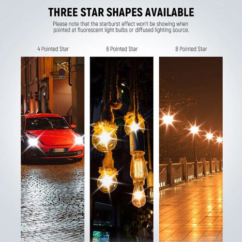 니워 Neewer Star Filter Kit (40.5mm, 3-Piece)