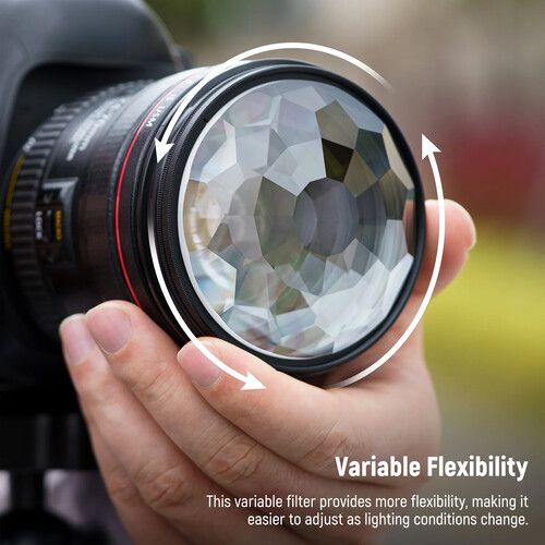 니워 Neewer Kaleidoscope Prism Lens Filter (82mm)