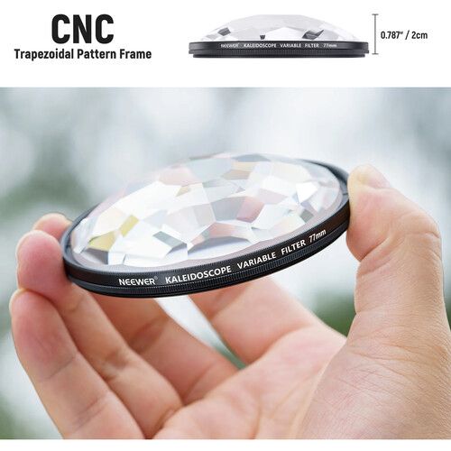 니워 Neewer Kaleidoscope Prism Lens Filter (82mm)