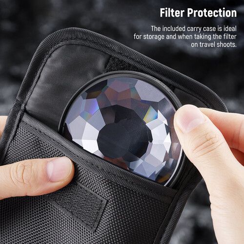 니워 Neewer Kaleidoscope Prism Lens Filter (82mm)