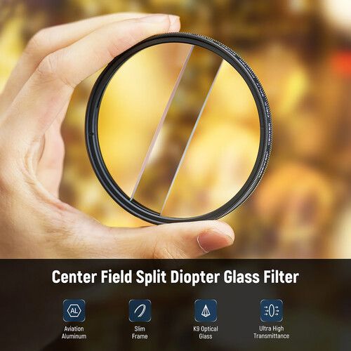 니워 Neewer Center Field Split Diopter Effect Filter (77mm)