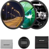 Neewer Star Filter Kit (58mm, 3-Piece)