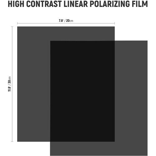 니워 Neewer FL-35 Linear Polarizing Film (2-Pack)