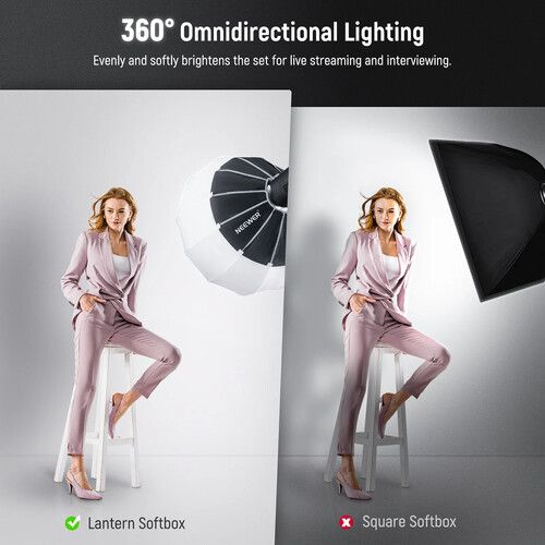 니워 Neewer NS65L Lantern Softbox with One Step Quick Release (35.4