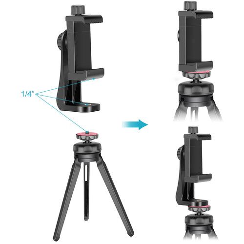 니워 Neewer Rotatable Smartphone Holder with 1/4