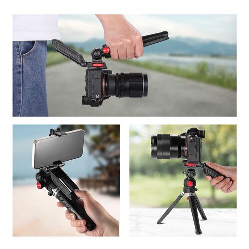 니워 Neewer TS003 Mini Tripod with Handle and Phone Mount