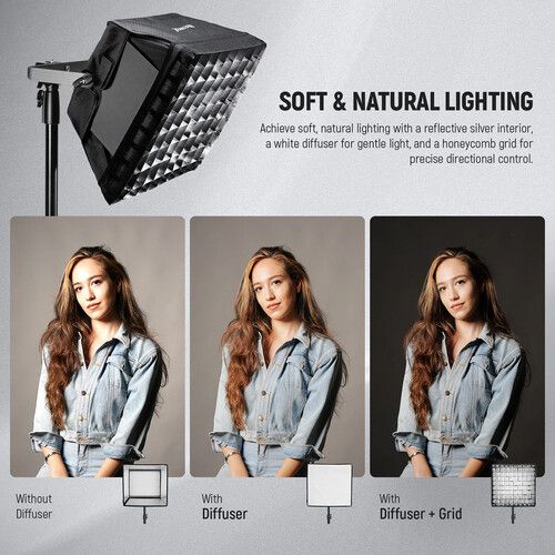 니워 Neewer Softbox with Grid for RGB1200 (13.6 x 14.6