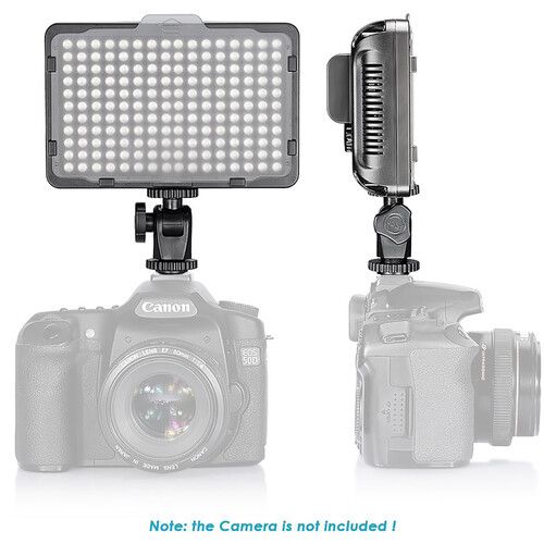 니워 Neewer 176-LED Video Light Kit with 2 Batteries & Dual USB Charger