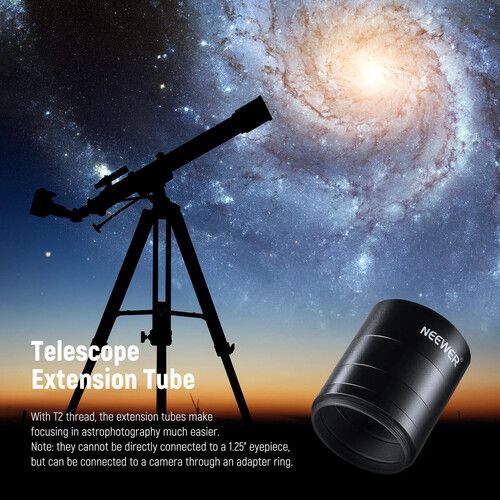 니워 Neewer LS-T6 4-Piece Extension Tube Telescope Accessory Kit
