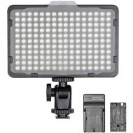 Neewer 176-LED On-Camera Light Kit with Battery and Charger
