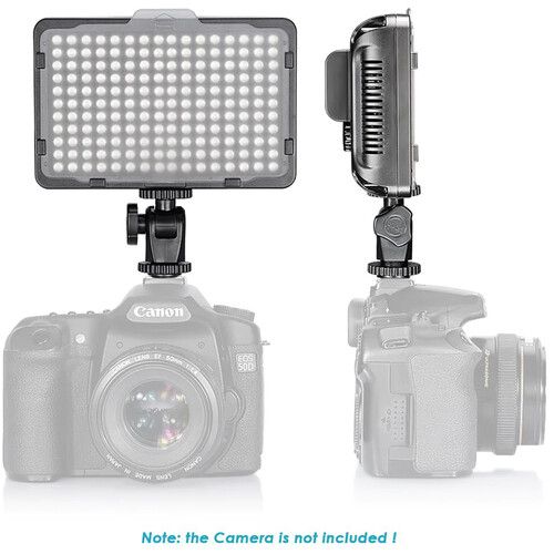 니워 Neewer 176-LED On-Camera Light Kit with Battery and Charger