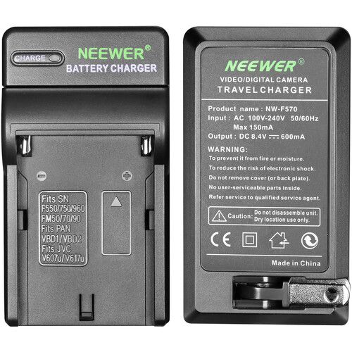 니워 Neewer 176-LED On-Camera Light Kit with Battery and Charger