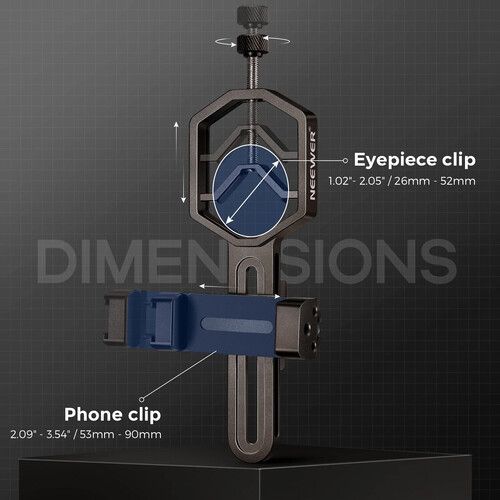 니워 Neewer Telescope Smartphone Adapter Mount (Standard)