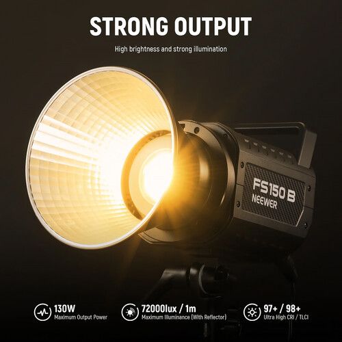 니워 Neewer FS150B Bi-Color LED Monolight (Diffuser Kit)