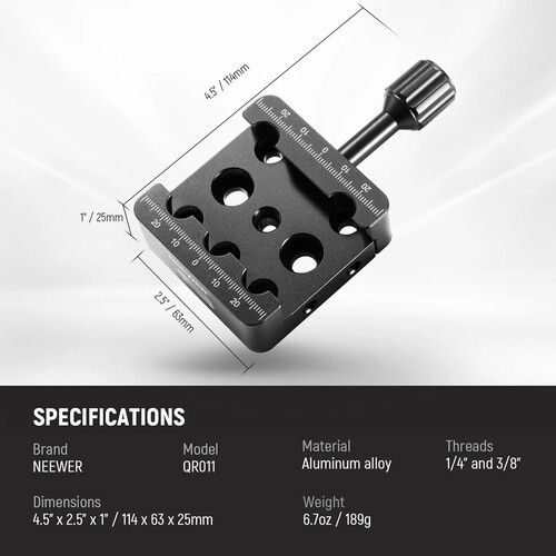 니워 Neewer QR011 Telescope Mount Tripod Adapter