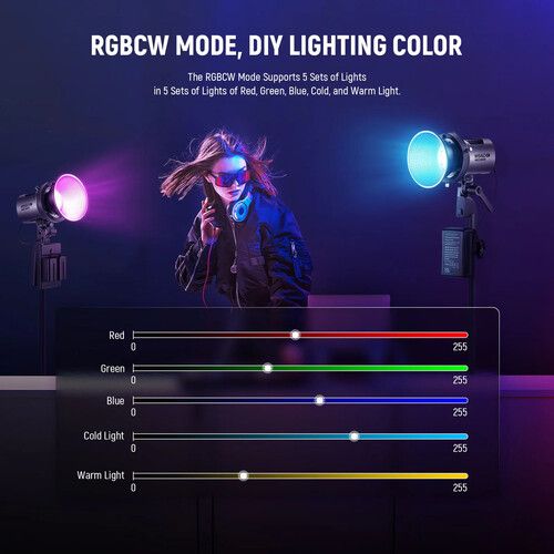 니워 Neewer MS60C RGB LED Monolight