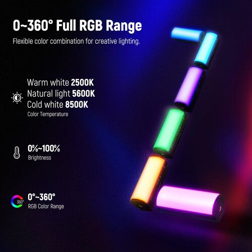 니워 Neewer TL96 RGB Magnetic Handheld Light Stick (4.3