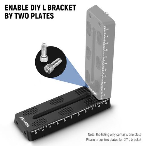 니워 Neewer Rail Bar Vixen-Style Dovetail Plate for Telescopes (4.7