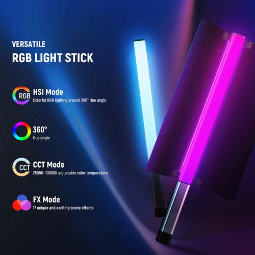 니워 Neewer CL124 RGB Handheld LED Light Stick/Wand