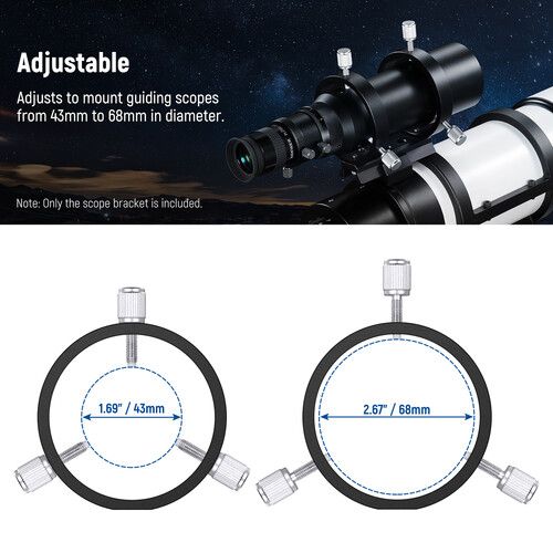 니워 Neewer Finderscope/Guiding Scope Ring Bracket