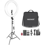 Neewer 44W Dimmable Bi-Color LED Ring Light Kit (Black, 20