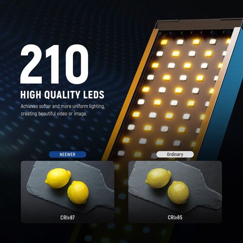 니워 Neewer BH20B Upgraded LED Video Light Stick Kit (2-Pack)