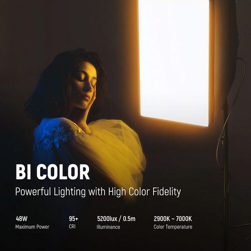 니워 Neewer NW48 II Bi-Color LED Light (2-Light Kit)