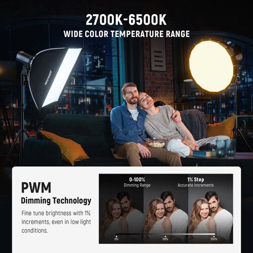 니워 Neewer MS150B Bi-Color LED Video Monolight