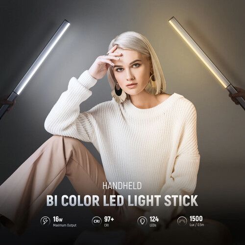 니워 Neewer CL124 Pro Bi-Color LED Light Stick (22