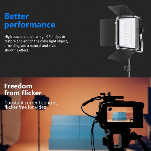 니워 Neewer 660 RGB LED Video 2-Light Kit with App Control