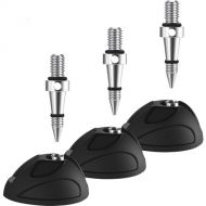 Neewer Universal Tripod Feet Pads with Detachable Tripod Spikes (3-Pack)