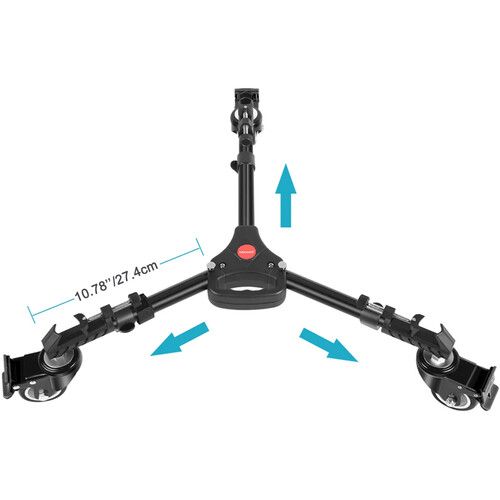 니워 Neewer NW-600 Heavy-Duty Tripod Dolly (Medium)