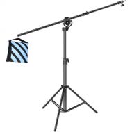 Neewer Aluminum Light Stand with Built-In Boom Arm (9.7')