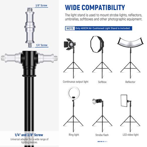 니워 Neewer Air-Cushioned Light Stand (13')