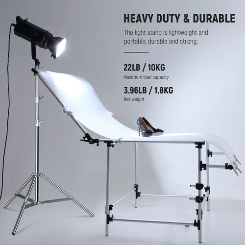 니워 Neewer Stainless Steel Photography Light Stand (9.2')