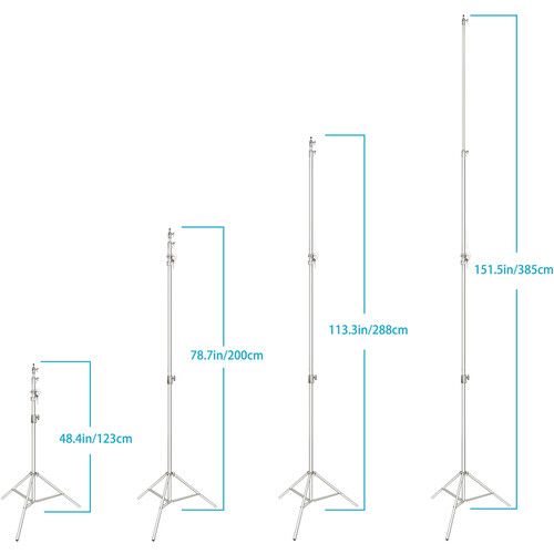 니워 Neewer Photo Studio 2-in-1 Light Stand with Boom Arm (12.6')