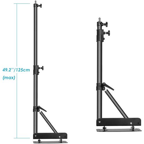 니워 Neewer Wall-Mounting Boom Arm (4.1', Black)