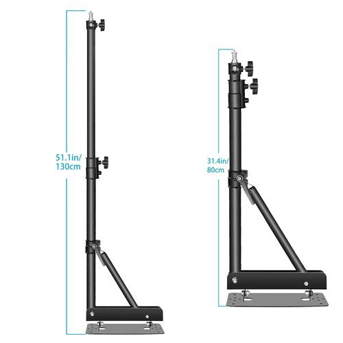 니워 Neewer Wall-Mounting Boom Arm (4.3', Black)