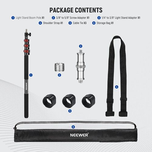 니워 Neewer MS-230C Handheld Telescoping Boompole (7.5')