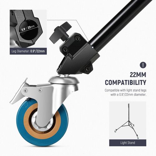 니워 Neewer 22mm Casters for Light Stand (3