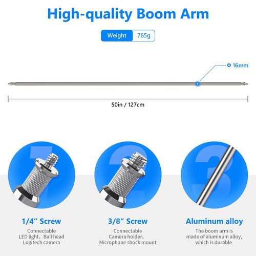 니워 Neewer Aluminum Alloy Extension Boom Arm Kit (50