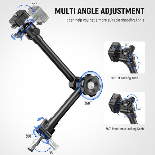 니워 Neewer Friction Magic Arm with Quick Release Plate (19